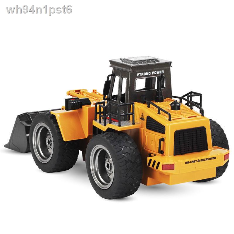 ◈ □Huina lớn điều khiển từ xa máy xúc hợp kim có thể sạc lại máy xúc kỹ thuật xe mô hình cậu bé máy móc đồ chơi