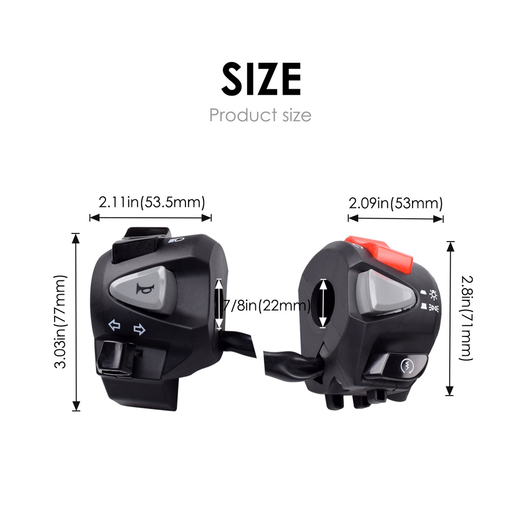 Công Tắc Đóng Mở Khẩn Cấp Cho Xe Mô Tô cb 150 / 650 - cbr 150 / 300 / 650 - vario 150 / 160