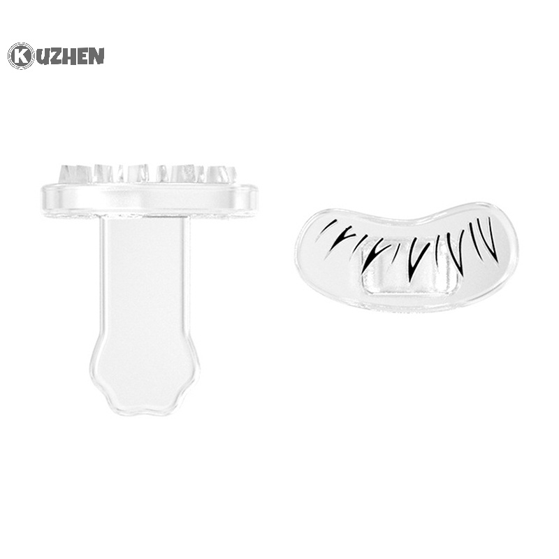 Kuzhen Con Dấu In Lông Mi Giả Có Tay Cầm Bằng silicone