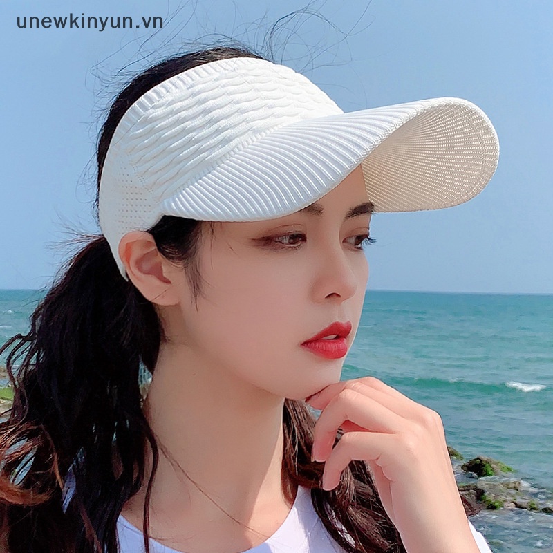 Mũ Lưỡi Trai Nửa Đầu Màu Trơn Co Giãn Thời Trang Mùa Hè Cho Nữ