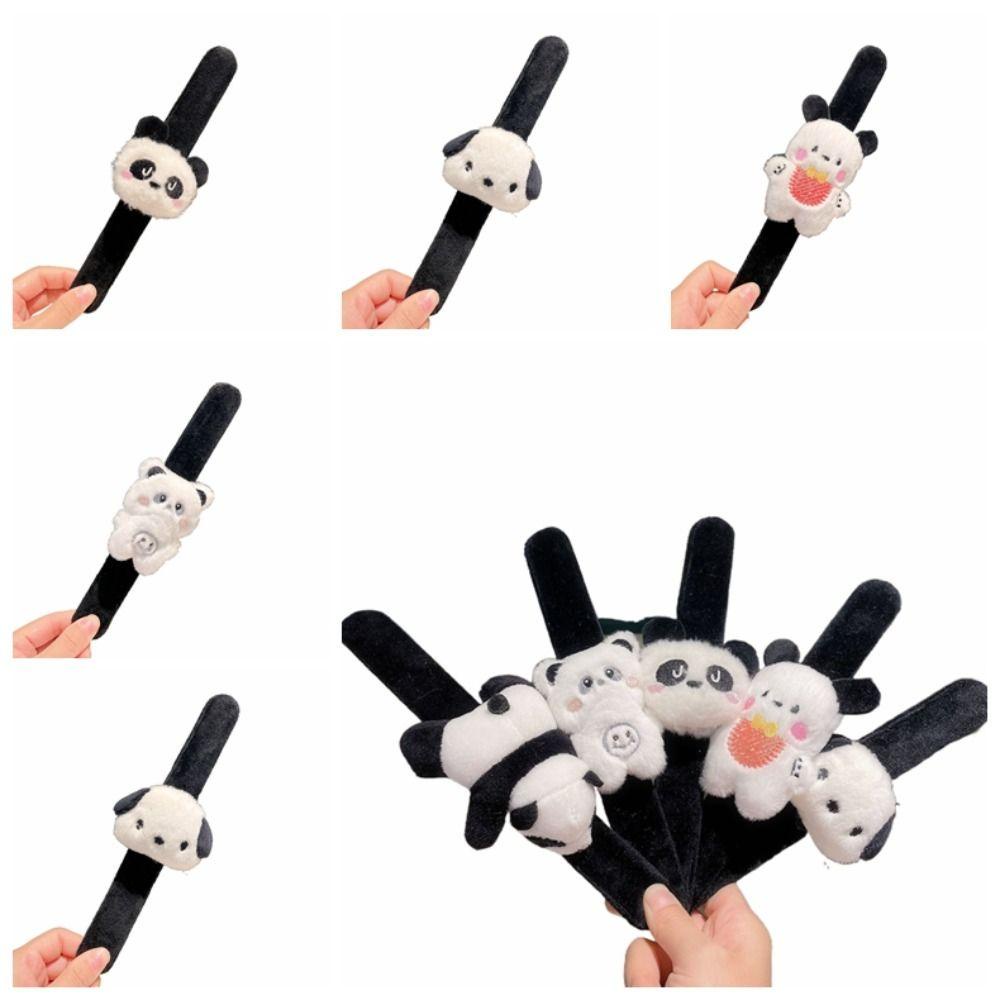 Mluck Đồ Chơi Vòng Tay Khỉ / Cá Sấu / Gấu Trúc Nhồi Bông Mềm Mại Dễ Thương Dành Cho Bé