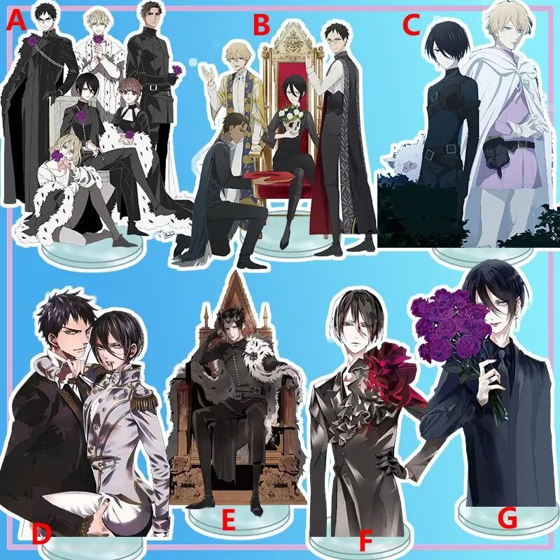 Mô hình Standee Anime Requiem of the Rose King Richard III Henry VI of Englandxz Phụ kiện trang trí 