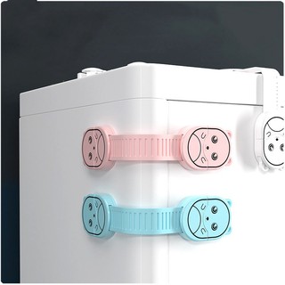 Khóa tủ an toàn cho bé giúp cố định các ngăn kéo tủ, cửa ra vào nhằm tránh trường hợp bé bị kẹt tay-GL602