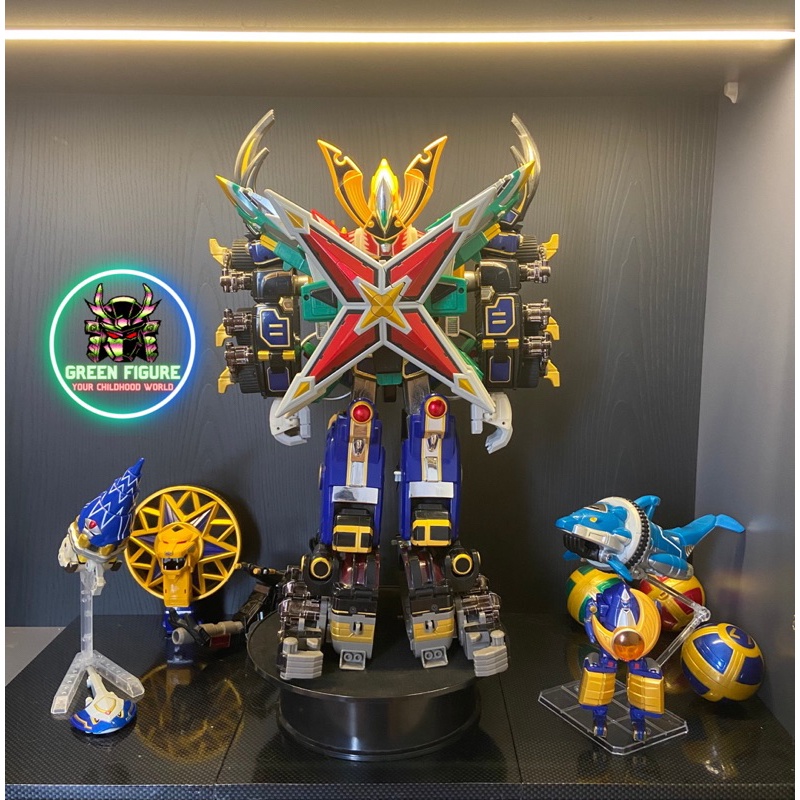 DX Hurricanger 2002 Siêu Nhân Cuồng Phong, Tam Thần, Nhị Thần Bandai Nhật Chính Hãng , MÔ HÌNH SƯU TẦM HIẾMTặng ô