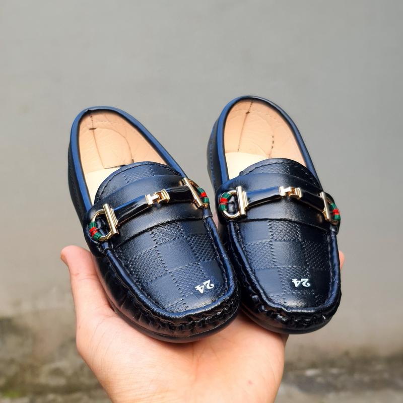 BM52 Giày Lười Bằng Da Mềm Cho Bé Trai S21-35