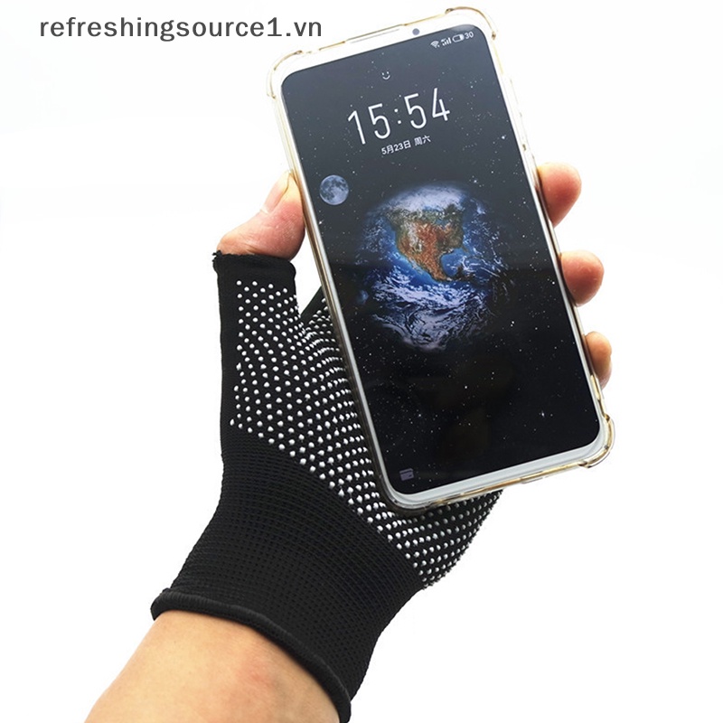 Găng Tay Nửa Ngón Thoáng Khí Chống Trượt 1.vn}