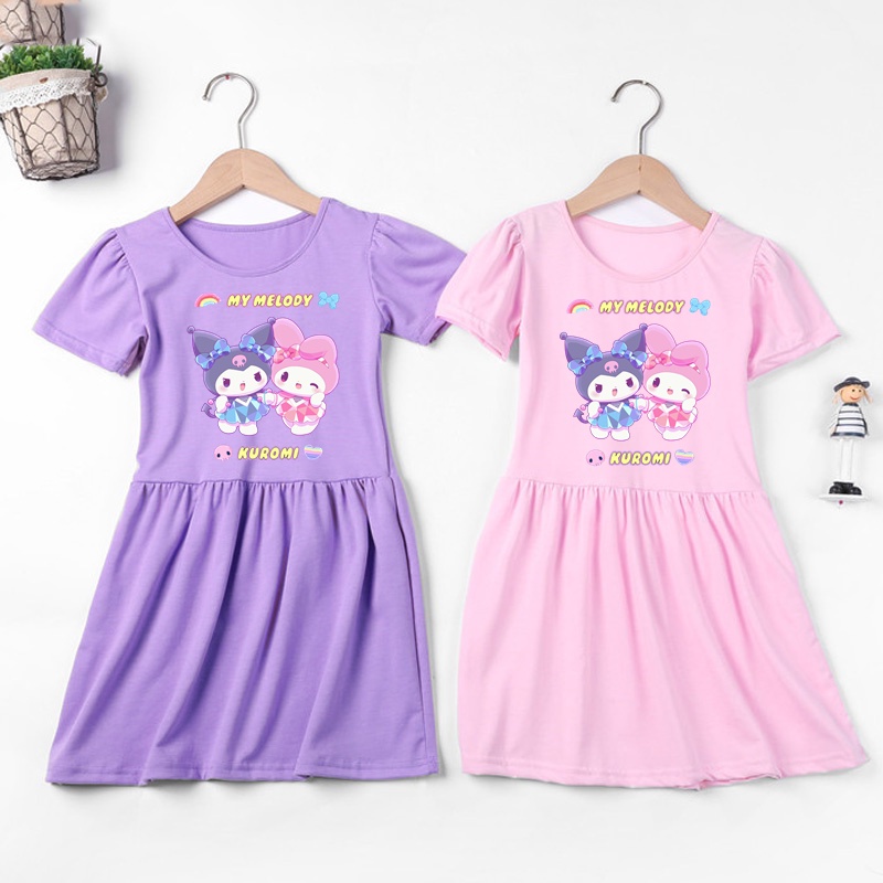 Váy hello kitty Cho Bé Gái Từ 3-14 Tuổi