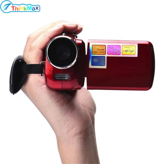Máy quay Video kỹ thuật số gia đình cầm tay DV 4x Zoom kỹ thuật số 1080P Camera ghi hình tầm nhìn ban đêm