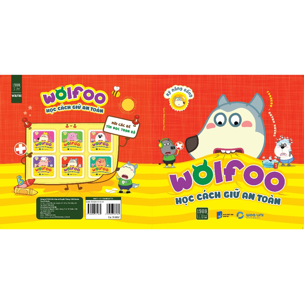 Sách - Wolfoo Học Cách Giữ An Toàn