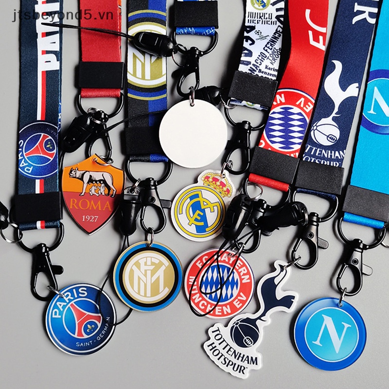 Dây Đeo Điện Thoại / Móc Khóa Hình Quả Bóng Đá Chống Thất Lạc