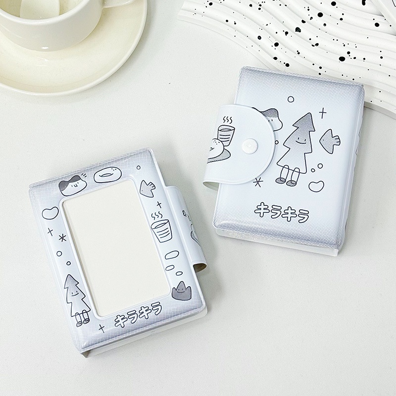 Túi Lưới Đựng Thẻ id / Thẻ id Bằng pvc Màu Trắng Đen Hình Động Vật Dễ Thương Kích Thước 3 inch Giá Đỡ