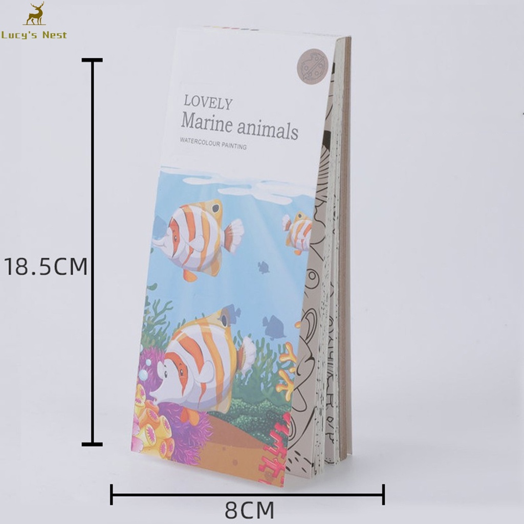 Sách Tô Màu Nước Nhiều Màu Sắc Cho Bé