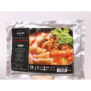 Nước cốt lẩu ICOOK Collagen Manwah, lẩu Kim chi Gogihouse túi 1000ml