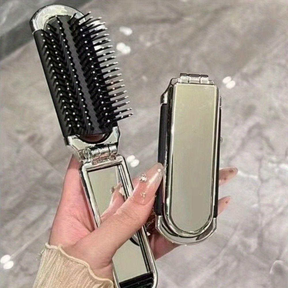 Shanhai Lược Chải Tóc Mát Xa Da Đầu Kèm Gương Trang Điểm Làm Đẹp Cho Bé
