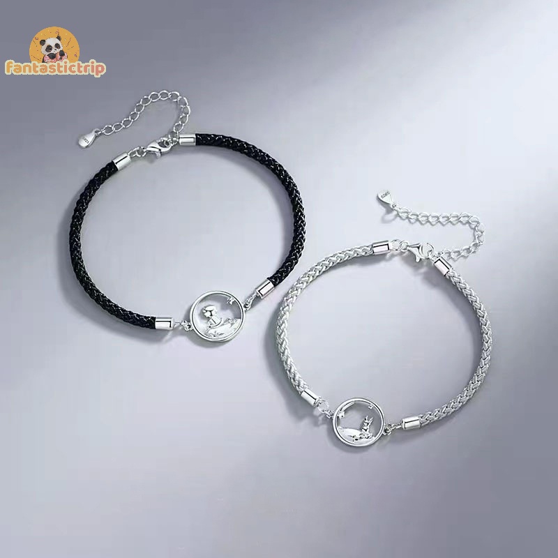 Vòng Đeo Tay Cặp Đôi Hoàng Tử Bé Và Con Cáo Dệt Kim Phong Cách Mới