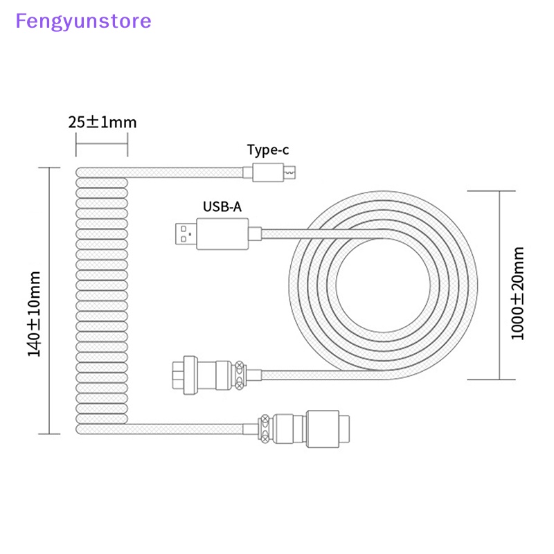 Dây Cáp usb Loại c 1.5m Cho Bàn Phím Cơ