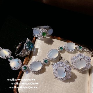 Vòng Tay Đá Mã Não zircon Hình Hoa Thời Trang