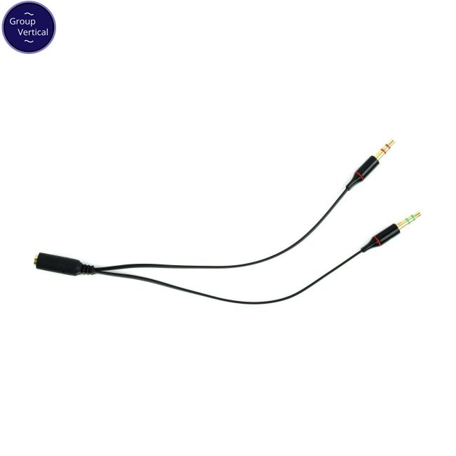 Bộ Chia Tai Nghe 3.5mm Sang 2 jack Cắm 3.5 mic Hình Chữ y
