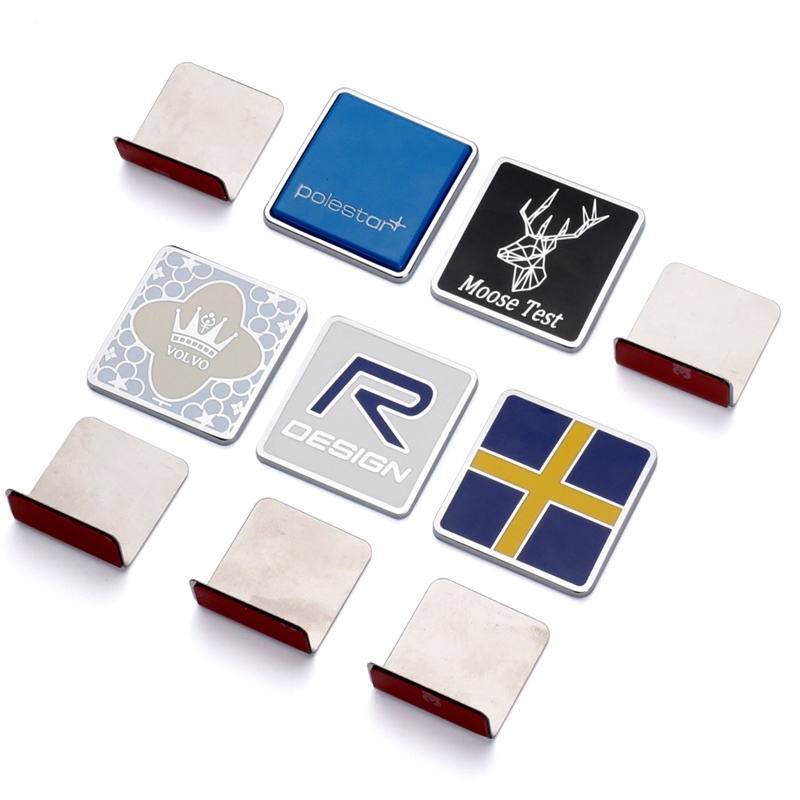 Logo Kim Loại 4.8x4.6cm Gắn Mui Xe Hơi volvo r Thiết Kế Cá Tính