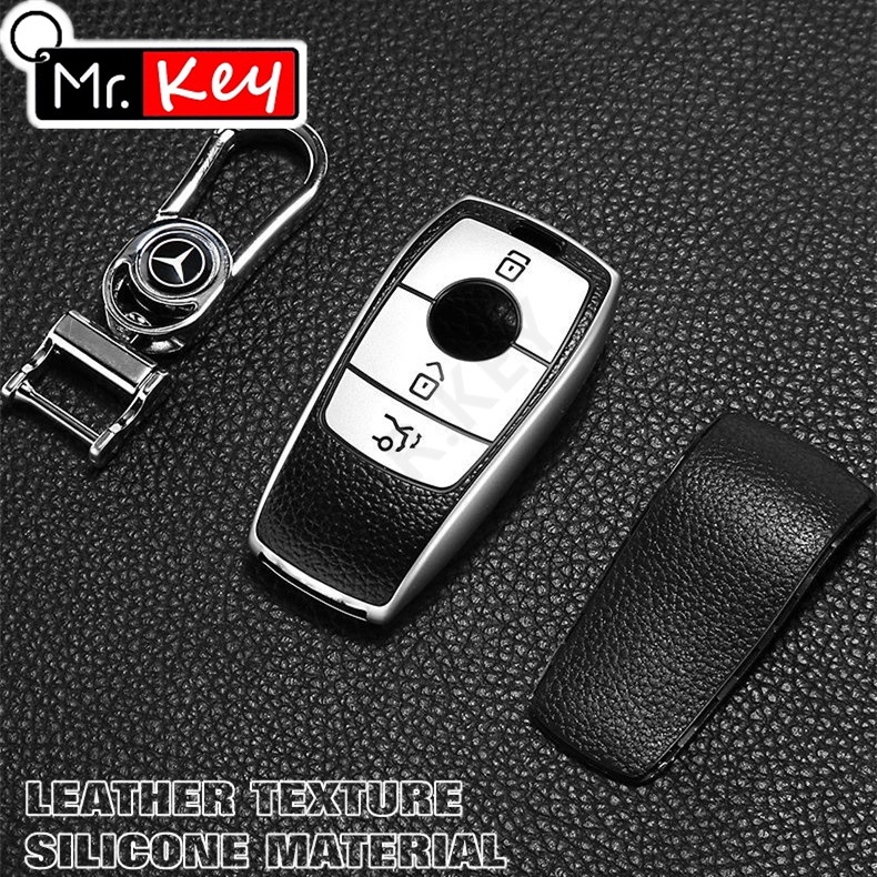 Bao Da tpu Đựng Chìa Khóa Xe Hơi mercedes benz a c e s class w177 w213 w205 w221