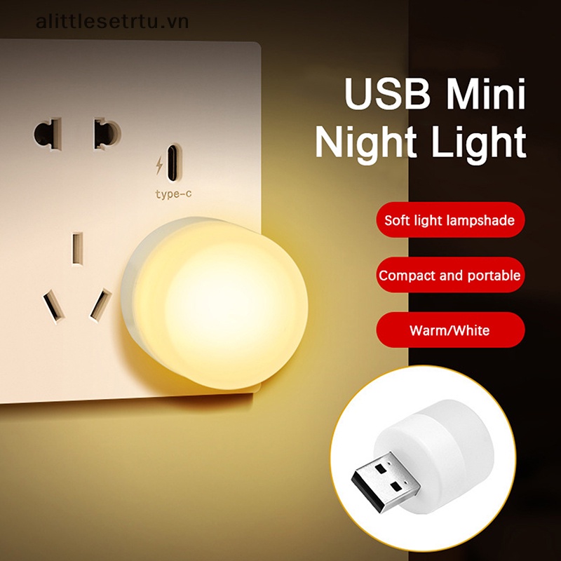 Đèn led Đọc Sách mini Sạc usb Phích Cắm usb Bảo Vệ Mắt