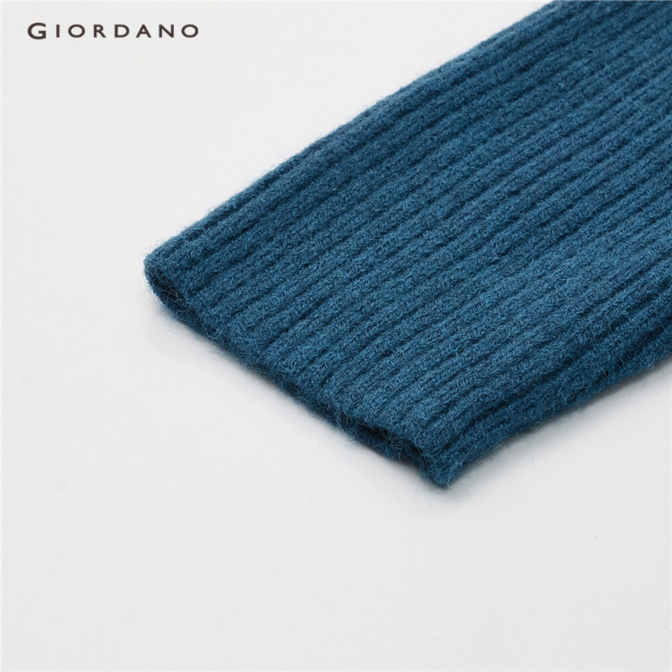 GIORDANO WOMEN Chunky raglan sleeve crewneck loose cardigan 13353781