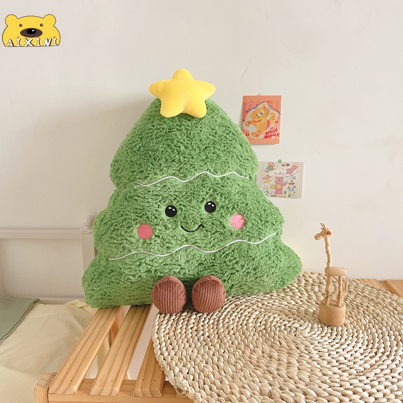 Aio Đồ chơi nhồi bông Hình Tuần Lộc Giáng Sinh Dễ Thương