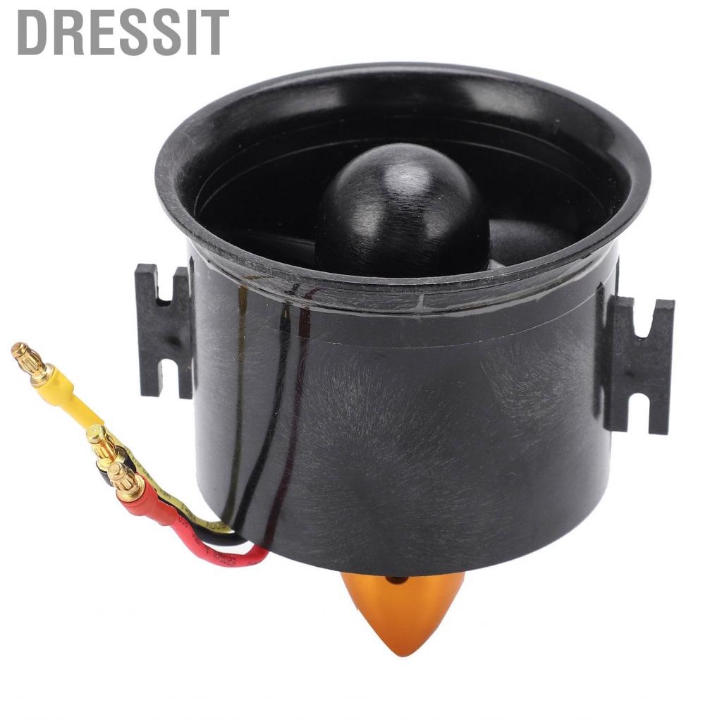 Dressit 70mm EDF Set 6 Blades Ducted Fan For RC Airplane Sports