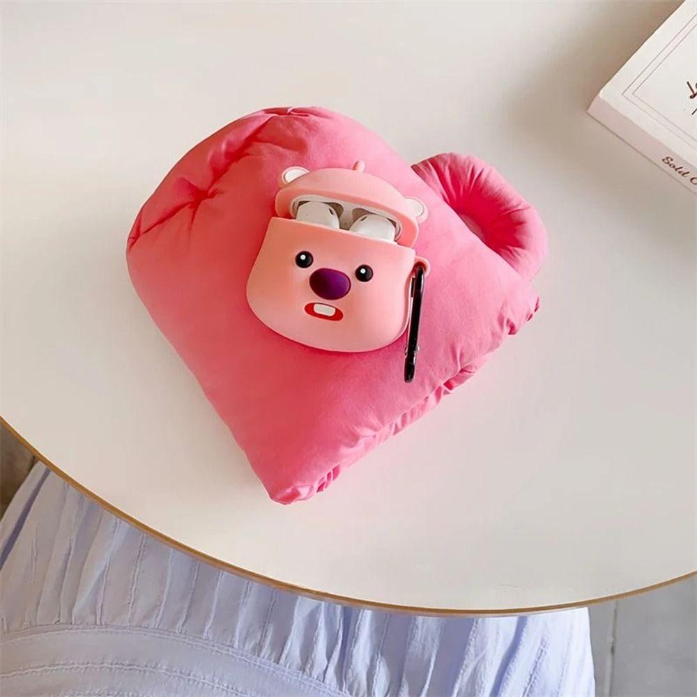 Keene Vỏ Bảo Vệ Hộp Sạc Tai Nghe airpods Bằng Silicon Họa Tiết Hoạt Hình Dễ Thương Thoải Mái