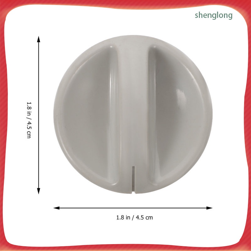 Bộ 2 Núm Vặn Lò Vi Sóng Bằng Nhựa Màu Trắng