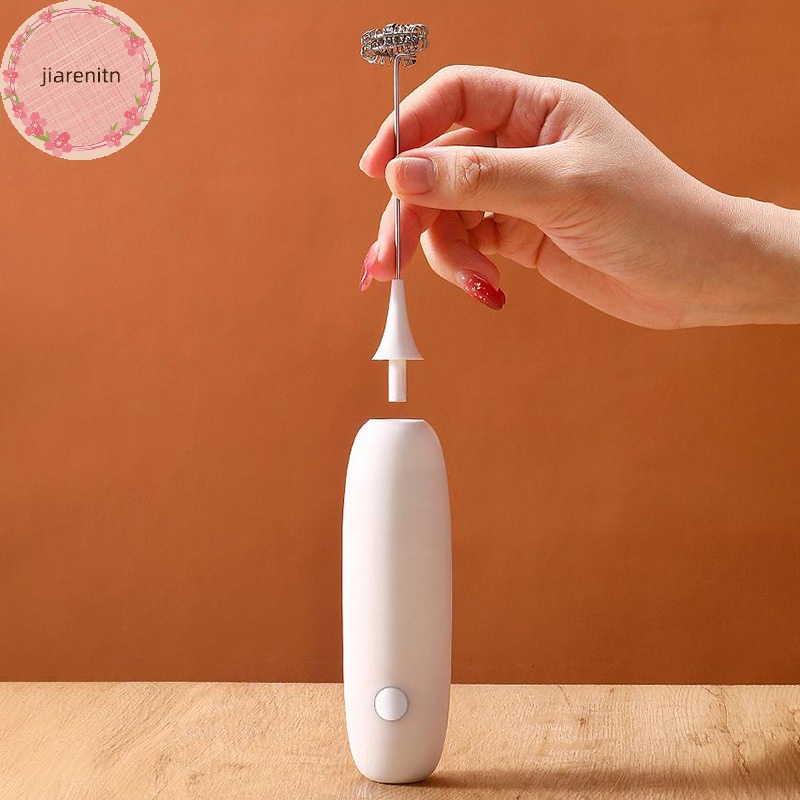 Jiarenitn Máy Đánh Trứng / Sữa Tạo Bọt Cà Phê Cầm Tay Không Dây Bằng Điện