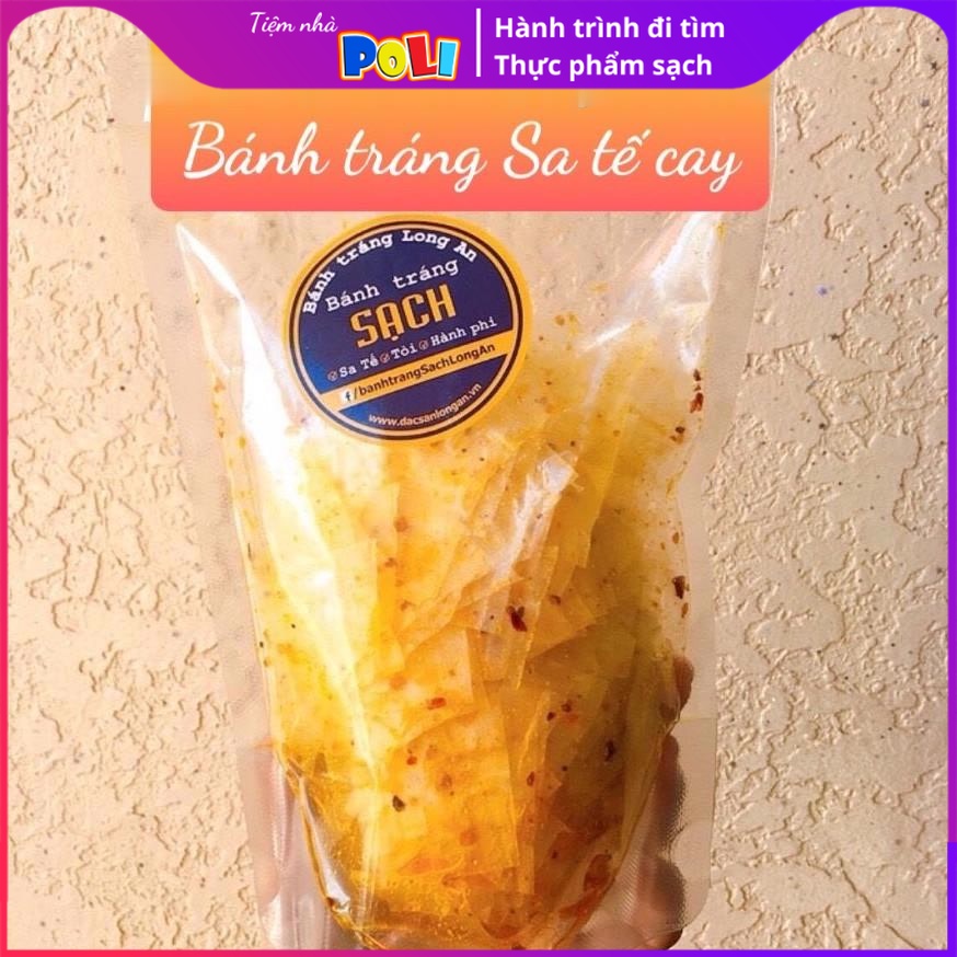 🌟 #BánhTrángSạch - Túi Bánh Tráng Long An Sa tế Hành phi - Cay 🌟
