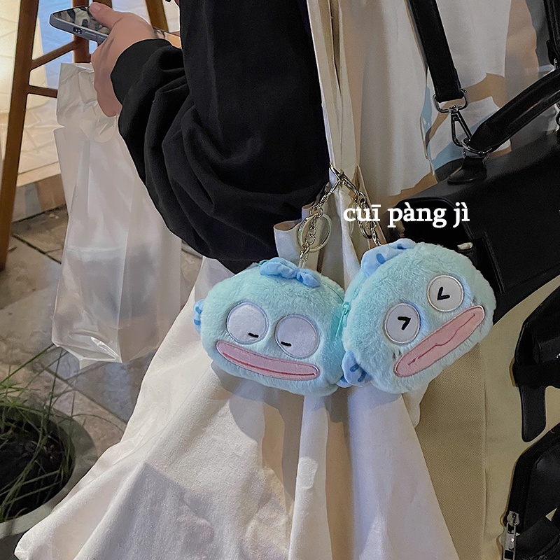 Ví Đựng Tiền Xu Hình Nàng Tiên Cá Hoạt Hình Dễ Thương