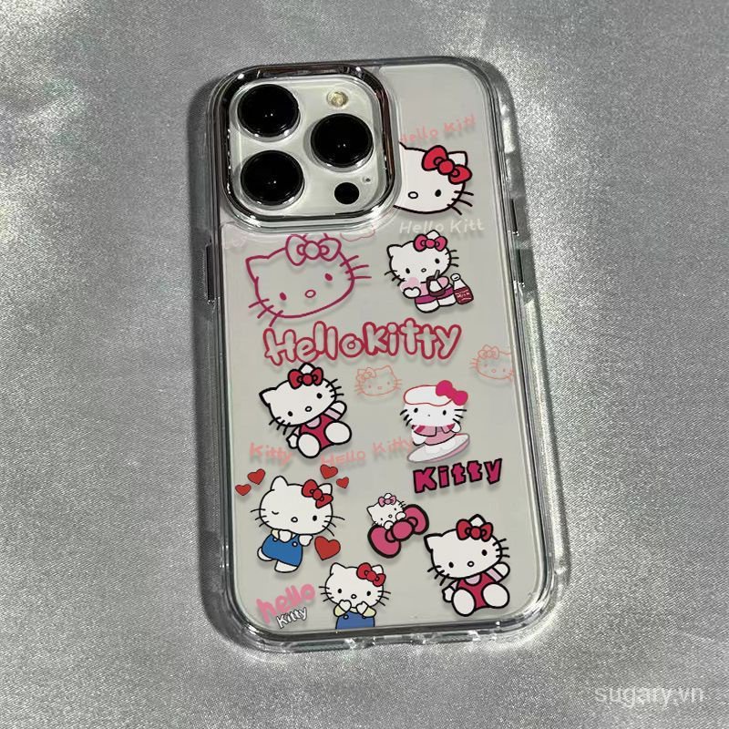 Hoạt Hình Ốp Điện Thoại hello kitty Cho iphone 15Promax 14promax max 13Promax 12Promax 11Promax xr x Xsmax 7plus 8plus 15plus 14plus