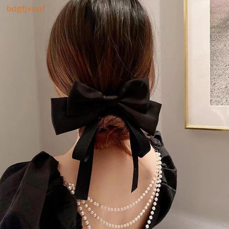 Bdgf Kẹp Tóc Ruy Băng Thắt Nơ Thanh Lịch Khí Chất Thời Trang Mùa Xuân Dành Cho Bạn Nữ vn