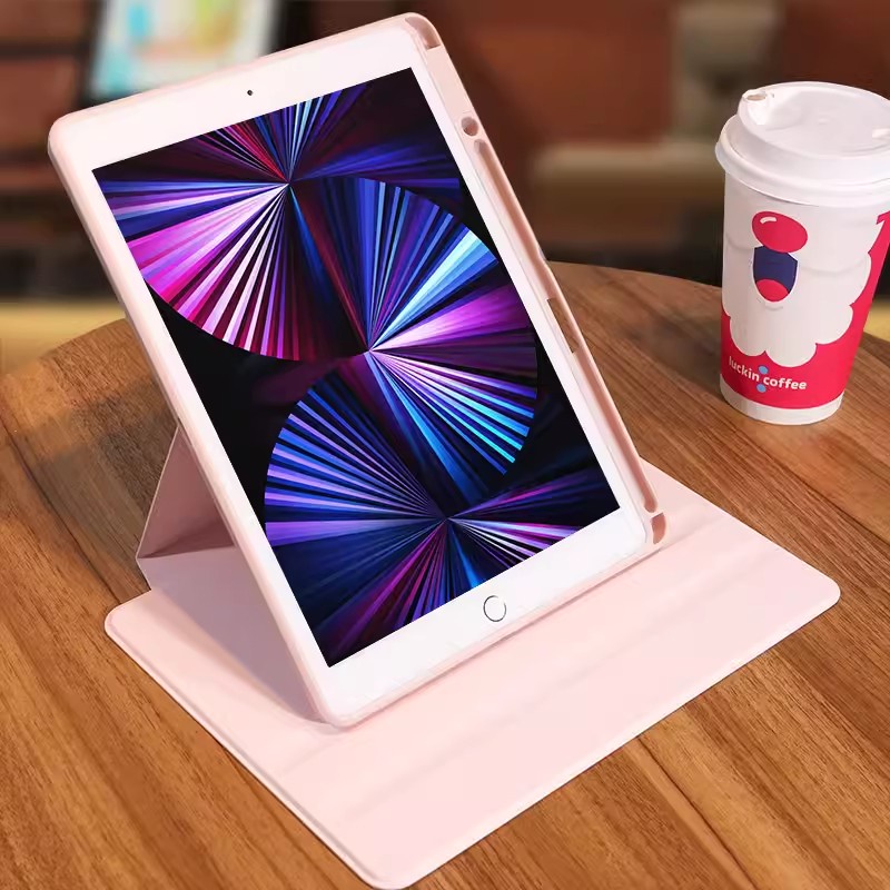 360°Ốp Máy Tính Bảng Bằng acrylic Có Giá Đỡ Xoay Được Cho ipad air 5 4 pro 11 10th 10.9 air 3 10.5 air 2 1 10.2 pro 9.7 mini 6 2023