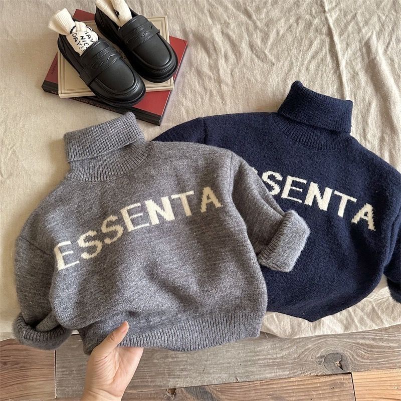 Áo sweater Một Mảnh Vải Lông Cừu Siêu Dày Cao Cấp Phong Cách Mới Nhất Cho Bé Trai