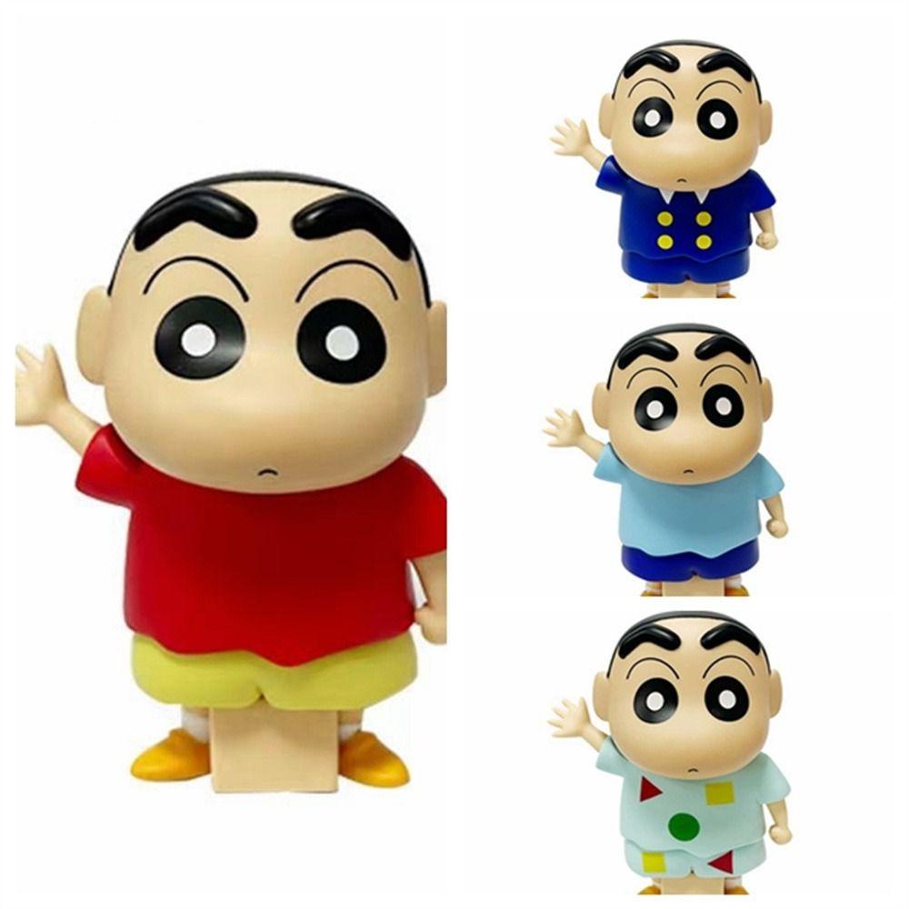 Mmluck nohara shinnosuke Đồ Chơi Mô Hình Nhân Vật shin-chan Bằng pvc Trang Trí Làm Quà Sinh Nhật