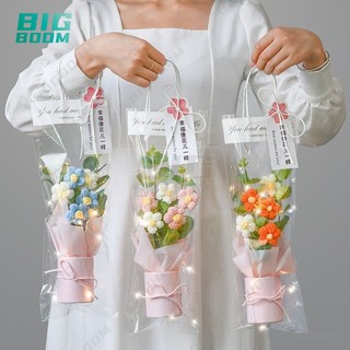 Bó Hoa Giả Đan Móc Thủ Công Trang Trí Nhà Cửa / Sự Kiện