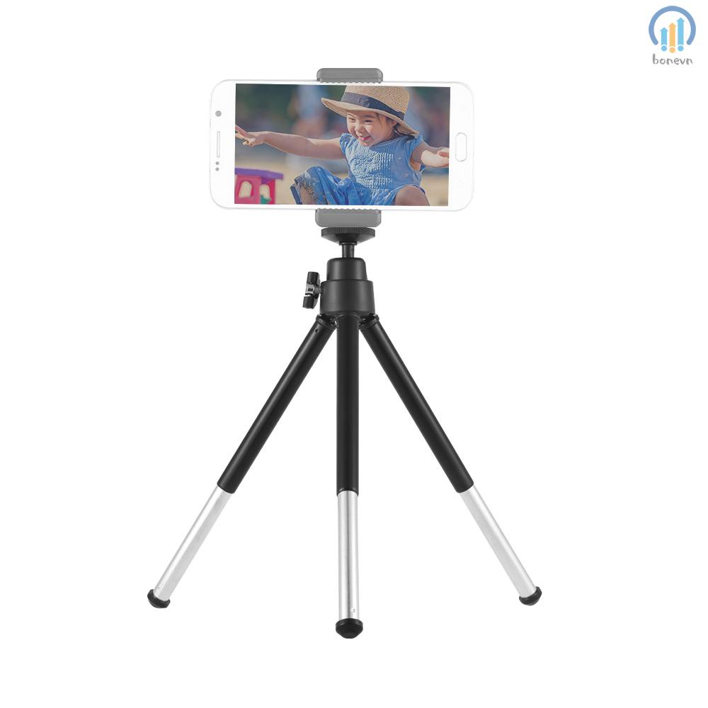 Extendable Desktop Tripod Stand Holder for Phone and ILDC Cameras - Mini Tripod with 0.5kg Max. Load