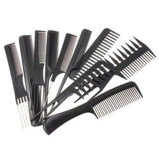 Bộ Set Lược 10 Món Làm Tóc Chuyên Dụng