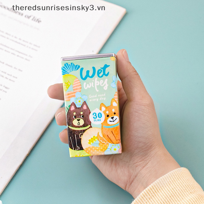 # # Thời Trang Mới Hộp Khăn Ướt 30 Tờ Khăn Lau Hũ Có Dây Xích Nhỏ Dễ Thương Sáng Tạo Cho Trẻ Em