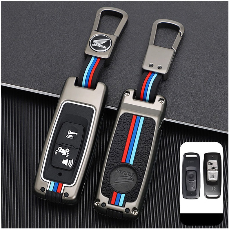 Ốp chìa khoá smartkey Honda SH 21 -23, SH Mode, SH 350i, Air Blade, Winner X, PCX, Vario, Lead, Vision Hợp Kim Cao Cấ