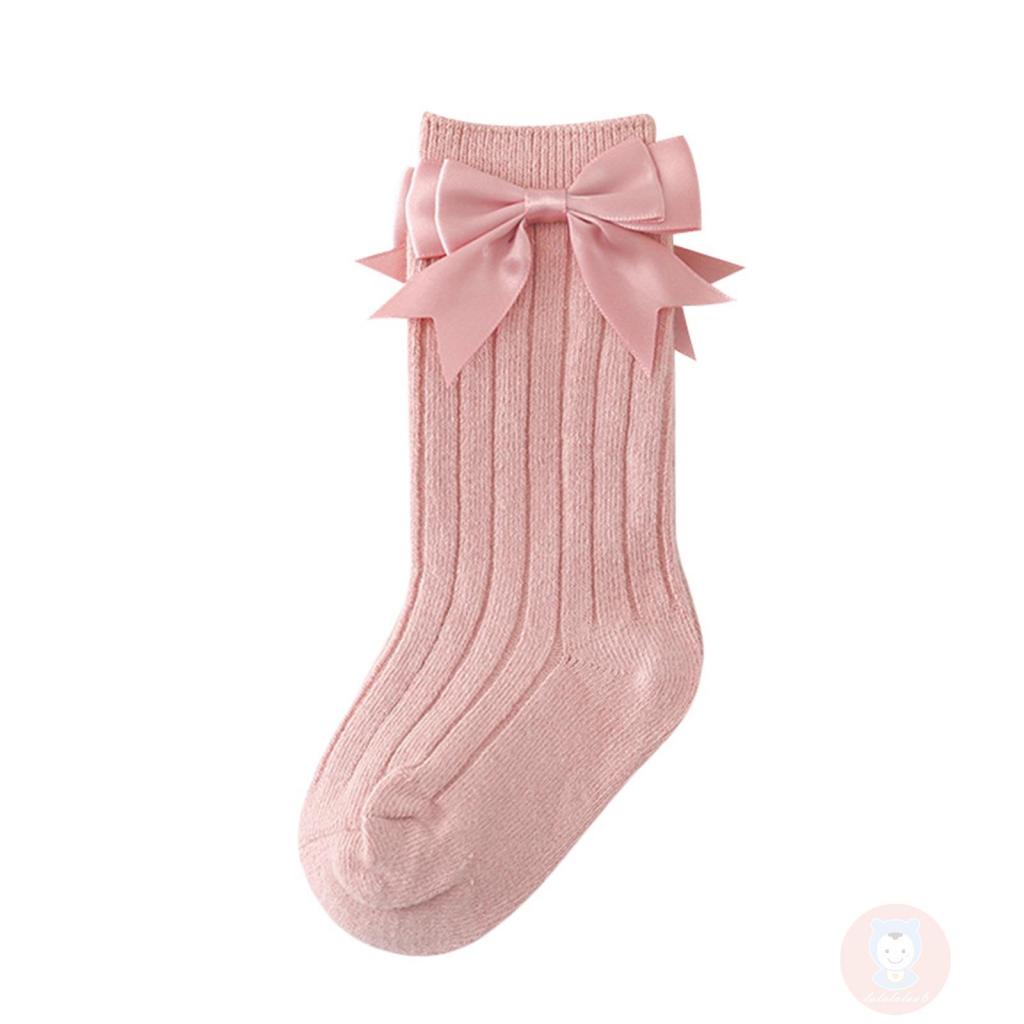 Laa6- Tất Dệt Kim Công Chúa Thắt Nơ Ngọt Ngào Cho Bé Gái Dự Tiệc Cưới Du Lịch