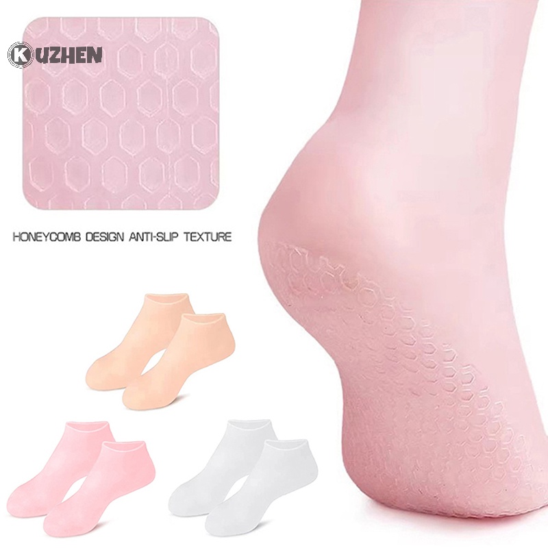 1 Cặp Vớ silicone Tẩy Tế Bào Chết Giảm Đau Và Khô Da kuzhen