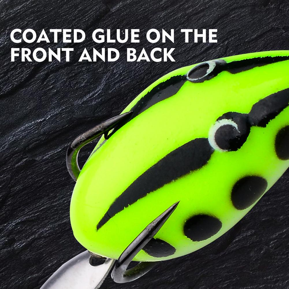 Mồi Câu Cá Giả Hình Ếch Đen p1s3