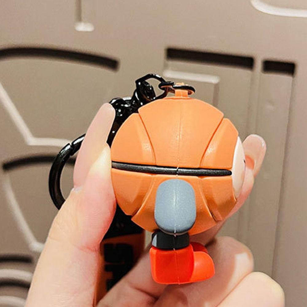 Mmluck Móc Chìa Khóa pvc mini Hình Bóng Đá / Bóng Chuyền / tennis / Bóng Rổ mini