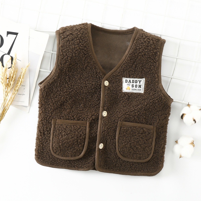 ❤Áo Khoác cardigan Vải Nỉ Dày Dặn Giữ Ấm Mùa Đông Phong Cách Hàn Quốc Cho Bé