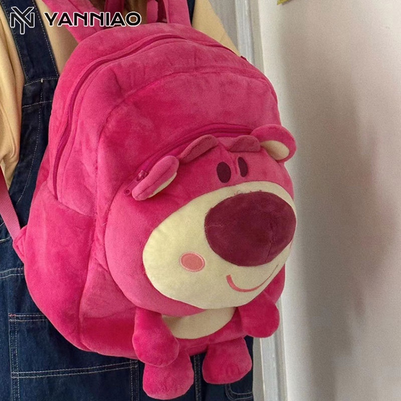 Balo Hình Gấu Dâu Tây Dễ Thương Cho Nữ