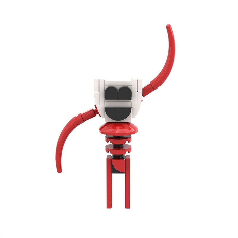 BuildMoc Magical Digital Circus Clown Bunny Khối xây dựng Pomni và Jax Gloink Búp bê Đồ chơi Giáng sinh cho trẻ em
